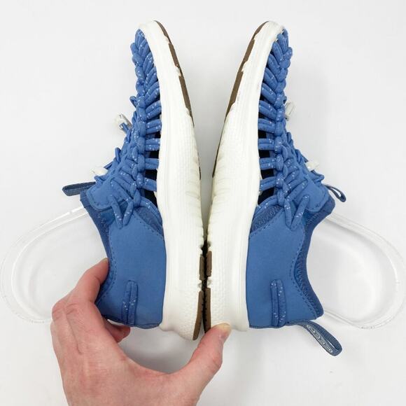 Keen Blue/White Uneek Sport Sandals Women's Size 6 Bungee Cinch Closure EUC - Picture 5 of 10